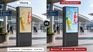 Pantalla Digital LCD para Exteriores de 49 Pulgadas, 3000nits, IP66 Impermeable, Ultra Delgada, con Película UV, Reproductor de Publicidad, Kiosco - Product Image 4
