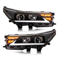Nouvel ensemble de phares LED modifiés pour voiture, feux de jour et clignotants pour Toyota Corolla 2011-2013, amélioration des feux avant