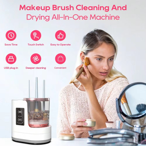 3 in 1 Portable Automatic Electric Makeup Brush Cleaner with Brush Dryer- USB Makeup Brush Cleaning Tool - Product Image 4