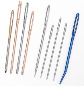 Kit de broderie en <span class=keywords><strong>laine</strong></span> d'acier de haute qualité, grand kit de couture pour point de croix et tapisserie, aiguilles <span class=keywords><strong>à</strong></span> tisser <span class=keywords><strong>à</strong></span> gros œil pour crochet et couture <span class=keywords><strong>à</strong></span> la main - Product Image 1