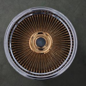 Jantes à rayons en acier doré avec <span class=keywords><strong>centre</strong></span> chromé 13 14 15 16 17 18 20 22 24 26 - Product Image 4