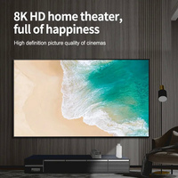 Écran de projection à courte portée rejetant la lumière ambiante Écran ALR à cadre fixe de 120 pouces Écran de cinéma 4K