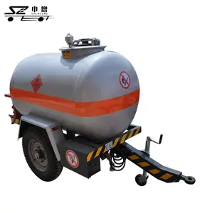 Nhiên liệu bowser sân bay nhiên liệu trailer 500 gallon máy bay phản lực một refueler