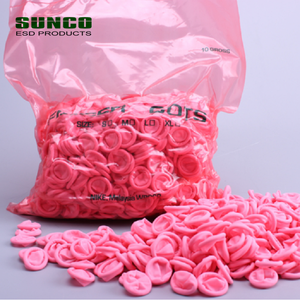 Sunco ESD Ditali in Lattice Rosa Monouso per Uso Industriale, Antistatici e Antiscivolo, Impermeabili, Misure S/M/L - Product Image 6