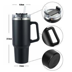 <span class=keywords><strong>Vaso</strong></span> Térmico de Acero Inoxidable con Recubrimiento y Logotipo Personalizado, 40 oz, con Asa, Tipo <span class=keywords><strong>Stanley</strong></span> Cup, <span class=keywords><strong>Vaso</strong></span> Aislado, Gobelet Isotherme - Product Image 4