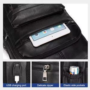 Wholesale Custom Business Men Mochila Travel Bag Large Capacity Waterproof Bagpack USB Back Pack School Laptop Backpacks - Product Image 3