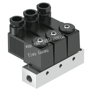 Válvula Festo BMCH-2-3-1/8 6686 2x3/2 vías normalmente cerrada, tipo solenoide simple con retorno por resorte mecánico - Product Image 2