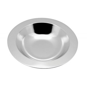 Bol à pâte poli de 230 mm à bord uni, vaisselle de service de haute qualité avec logo personnalisé, options en plastique ou en céramique pour mariages, faible MOQ - Product Image 1