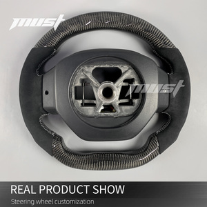 Volant en fibre de carbone personnalisé avec affichage LED intelligent du régime moteur pour <span class=keywords><strong>Peugeot</strong></span> 408 508 2008 3008 4008 5008 SW <span class=keywords><strong>GT</strong></span> 2017-2026 - Product Image 5