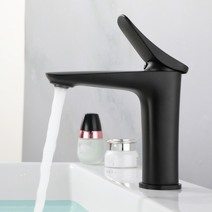 CE Classic Basin Sink Faucet Black Gun Grey Taps Single Handle 59-1 Brass Basin Faucet - Product Image 5