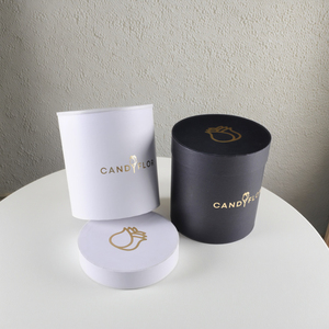 Caja de flores de lujo personalizada al por mayor, caja de regalo de papel de lujo de tubo redondo para mamá - Product Image 1
