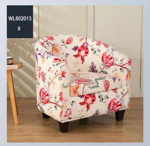 Housse de protection exclusive en polyester tout compris Baignoire semi-circulaire Jacquard Single <span class=keywords><strong>Club</strong></span> Chair Sofa Slipcover Terylene - Product Image 3