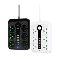 Multiprise industrielle en PC pour l'Asie du Sud-Est avec 4 ports USB, modèle 205, pour la Thaïlande, le Moyen-Orient et l'extension UK