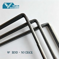 Barre d'espacement Warm Edge 9 mm en acier inoxydable composite PP 0,38 W/mK anti-condensation pour mur rideau IGU