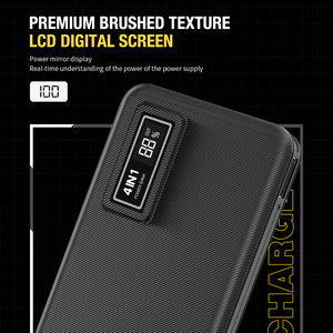 Aspor A300 ngân hàng điện 10000mAh 2025 xu hướng sạc 4 in1 được xây dựng trong cáp điện cầm tay trạm Ali thiết bị điện tử - Product Image 2