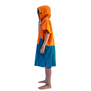 Logo personnalisé OEM d'usine Enfants Adultes Bébé Coton doux Surf <span class=keywords><strong>Serviette</strong></span> de bain de plage Robe poncho à langer - Product Image 2