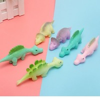 Lanceur de fléchettes dinosaure en caoutchouc souple, jouet anti-stress, balle anti-stress, nouveauté, jeu d'intérieur 14+