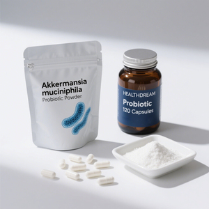 Wuhan Healthdream Akkermansia Muciniphila Inactivé 100 Milliards UFC/g Poudre Probiotique Bactéries AKK pour la Santé Intestinale - Product Image 1