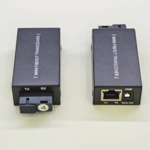 Mini 100Mbps fibre optique convertisseur de média monomode Simplex SC 10/100Mbps RJ45 fibre émetteur-récepteur - Product Image 1