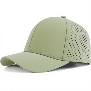 Light Green 6-Panel Snapback Cap Mesh Breathable Adjustable Unisex Outdoor Casual <b>Hat</b> Spring Summer Adult - Product Image 1