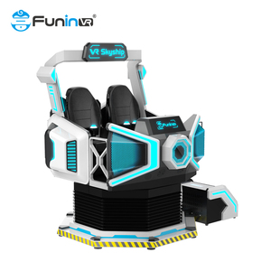 VR skyship 9D VR Simulator 2 chỗ 9D VR roller coaster trò chơi máy mô phỏng trong công viên giải trí - Product Image 3