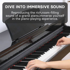 Teclado de Piano <span class=keywords><strong>KERID</strong></span> Professionnel para principiantes, Piano Digital ponderado de 88 teclas, Piano Digital eléctrico de 88 teclas - Product Image 3