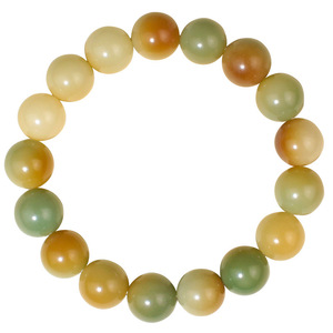 Bodhi Root <b>Bracelet</b> 12mm Weathered Candy Color Natural Stone Single Strand Unisex Gift - Product Image 5