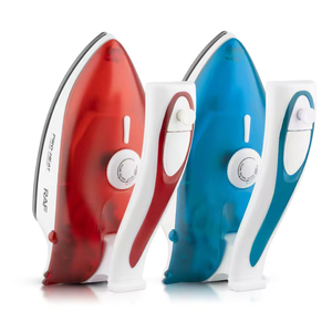 Fer à vapeur électrique portable en acier inoxydable avec semelle en céramique antiadhésive, mini fer de voyage à vapeur puissante, en promotion - Product Image 4