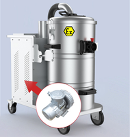 Aspirateur industriel antidéflagrant pour la collecte sécurisée des poussières dans les environnements inflammables, mobile et fiable pour les entrepôts