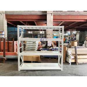 יצרן 200kg לכל שכבה כבד החובה מחסן מזרן מתכת אחסון מתלה מערכת אור בינוני החובה 4 Tier Boltless מדפי - Product Image 4