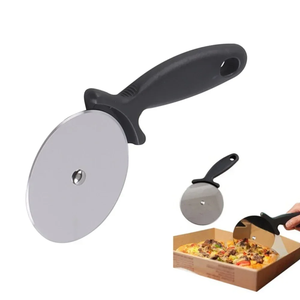 Stainless Steel Pizza Cutters Pastry Roller Cutter Pizza Knife Cookie Cake Roller Wheel <b>Scissor</b> Bakeware <b>Kitchen</b> Accessories - Product Image 3