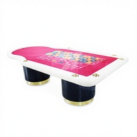 Table de roulette professionnelle moderne de qualité casino YS pour les jeux de hasard et de poker, logo personnalisé de luxe