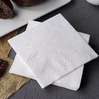 Serviette en papier personnalisée écologique Premium pour dîner avec logo Serviettes en papier imprimées sur mesure