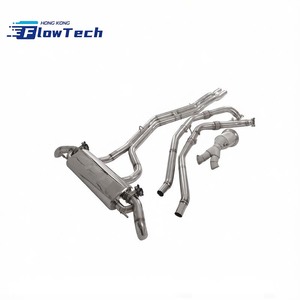 ระบบท่อไอเสียแบบ Catback พร้อมวาล์วปรับเสียง พร้อมท่อ Midpipe และ Muffler สำหรับ Audi SQ5 3.0T - Product Image 4
