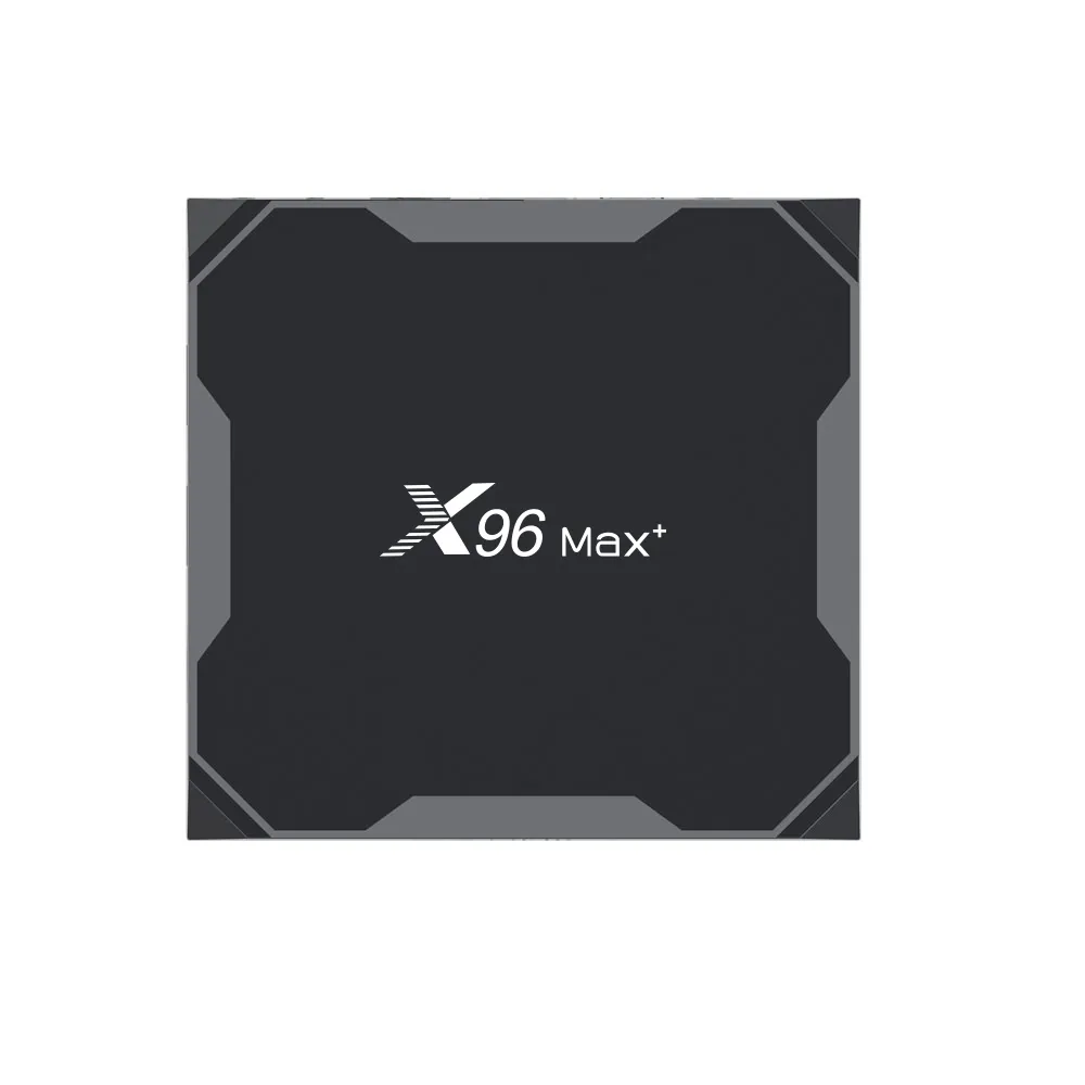 Best selling tv box X96 max plus 4g 32g 4g 64g optional memory Android 9.0 Amlogic S905X3 dual wifi set top box with free app