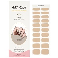Autocollants d'ongles en gel UV semi-durcis longue durée, très populaires, à presser / Tiktok NG200027
