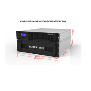 UPS de montaje en rack de 3 kVA/2700 W de alta frecuencia, monofásico, con batería incorporada, onda sinusoidal pura. - Product Image 3