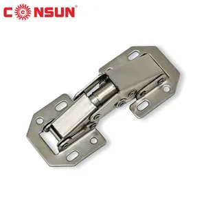 Furniture Concealed Cabinet Door Hinge Soft Close Fixed Frog Iron Hinges