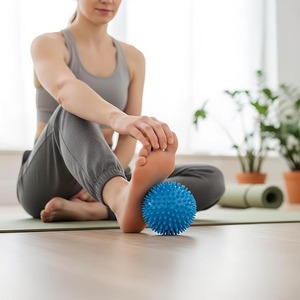 <span class=keywords><strong>Pelota</strong></span> de Masaje con Púas de PVC Duradera para Fitness, Relajación Muscular, Puntos de Acupuntura y Fuerza de Agarre - Product Image 2