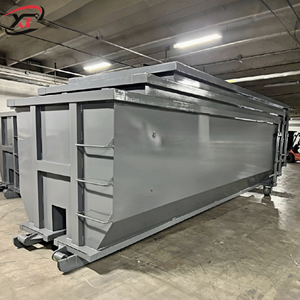 Benne à déchets métallique de 20 yards, robuste, avec certification CE ISO et garantie d'un an pour les déchets de construction, utilisation en extérieur - Product Image 3