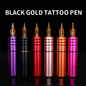 Penna nera della macchina del tatuaggio di Kingkong con il motore regolabile a basso rumore della corsa di 3.0mm 9v per la fabbrica di arte del corpo del tatuaggio all'ingrosso personalizzato - Product Image 5