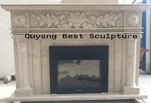 Intérieur Décoratif Personnalisé Conception de Cheminée En Marbre pour la Décoration De La Maison - Product Image 4