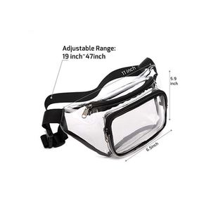 Bolsa de Cintura Deportiva Impermeable de PVC Transparente con Logotipo Personalizado de Buena Calidad, para Correr al Aire Libre, Unisex - Product Image 5