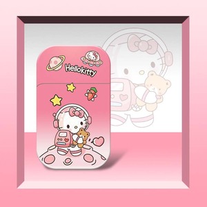 Criativo Strick rosa branco gradiente cor rosa chama isqueiro tocha isqueiro padrão dos desenhos animados - Product Image 4