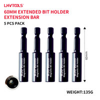 Embouts de tournevis Phillips en acier durable LJ-04d PH2, antidérapants, finition oxyde noir, emballage en vrac pour perceuse électrique, bricolage, OEM