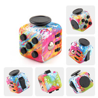 Jouets sensoriels pour l'autisme, jouet anti-stress, cube de bureau, doigt, anxiété, autisme, dés de décompression sensorielle, dés de jouets ennuyeux, dés