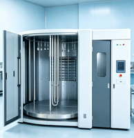 Machine de dépôt physique par évaporation (PVD) sous vide industrielle AsiaLink pour la décoration des métaux, revêtement couleur or noir