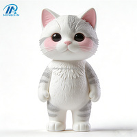 Figurine d'action en PVC imprimée en 3D sur mesure OEM, motif animal de dessin animé, avec précision de +/-0,5 mm, fabricant de vinyle à déflecteur thermique 120