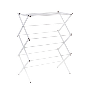 Tendedero Plegable en Forma de X, Blanco, de Pie, para Uso en Interiores y Balcones - Product Image 5