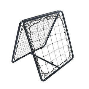 But de football pliable et réglable pour enfants et adultes, tube en fer de 25 mm, noir, pour entraînement de gardien de but - Product Image 3